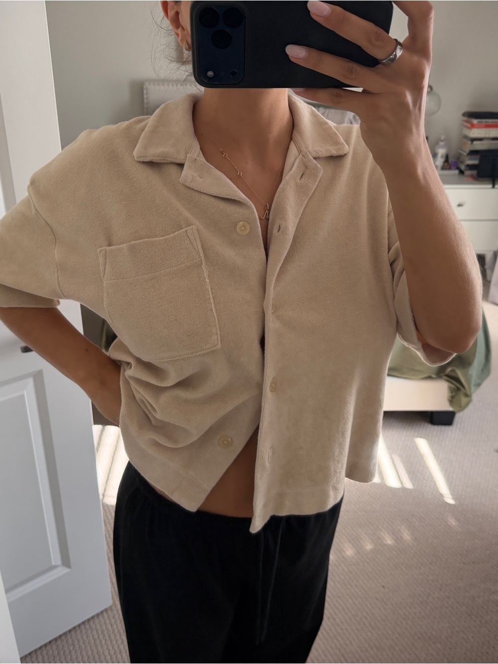 H&M Terry Button Up - Picture 2 of 5